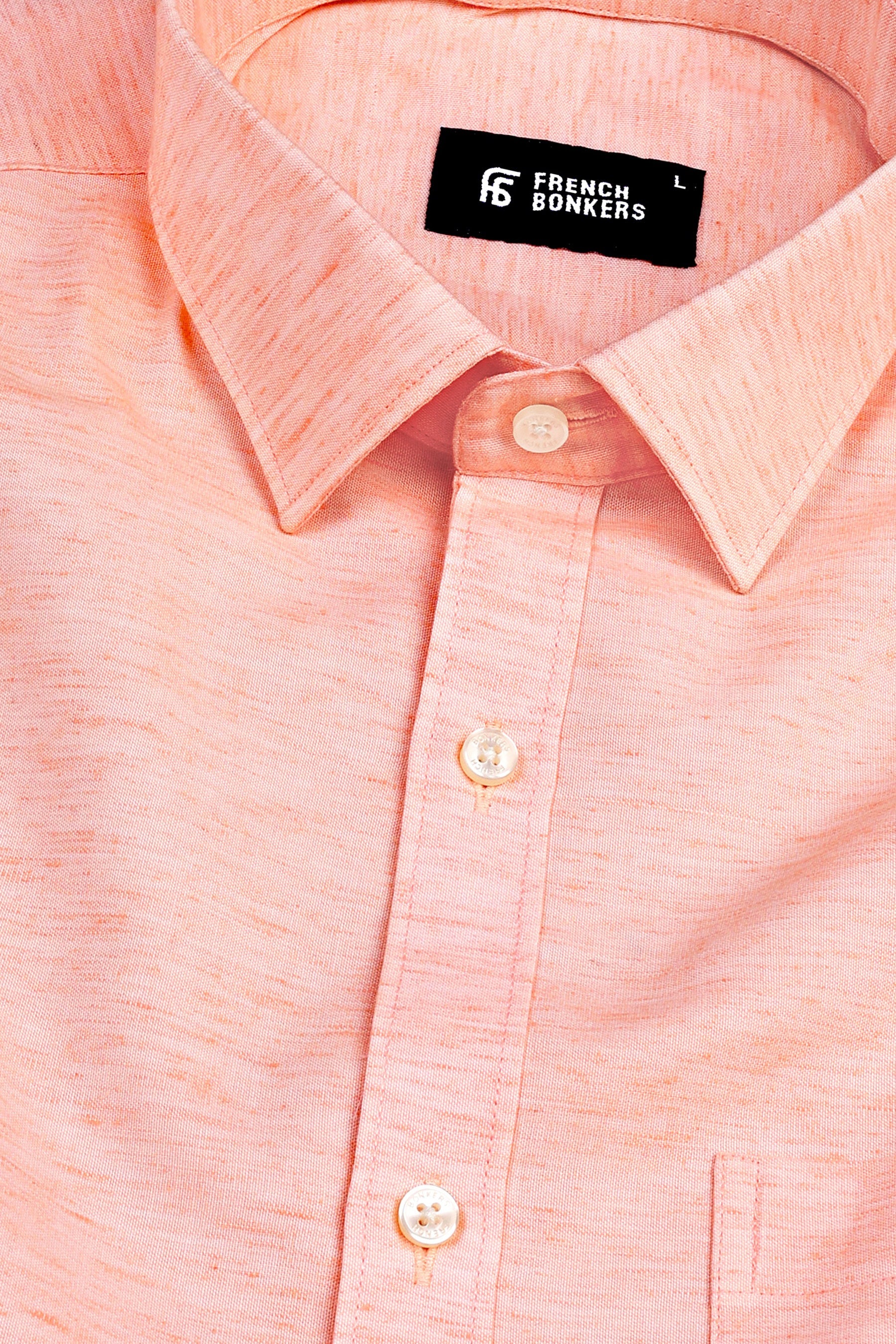 Light Mango Tango solid shirt