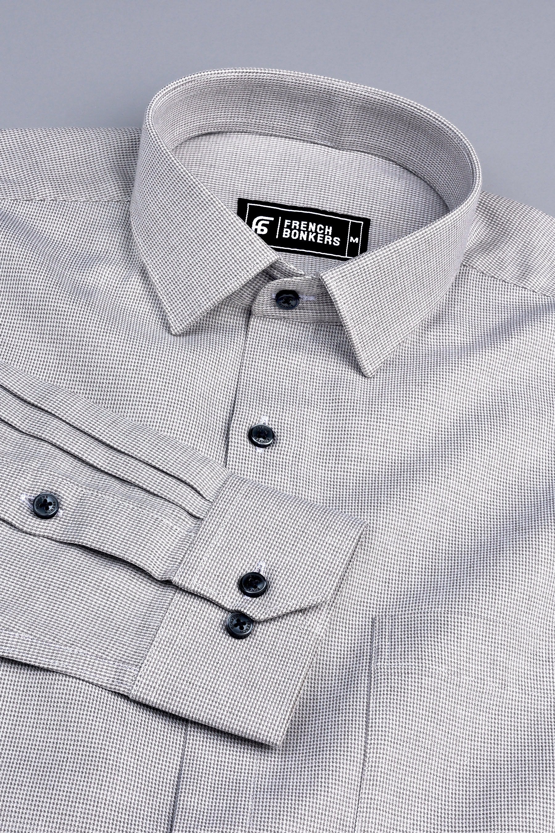 Vestia light brown cotton solid shirt