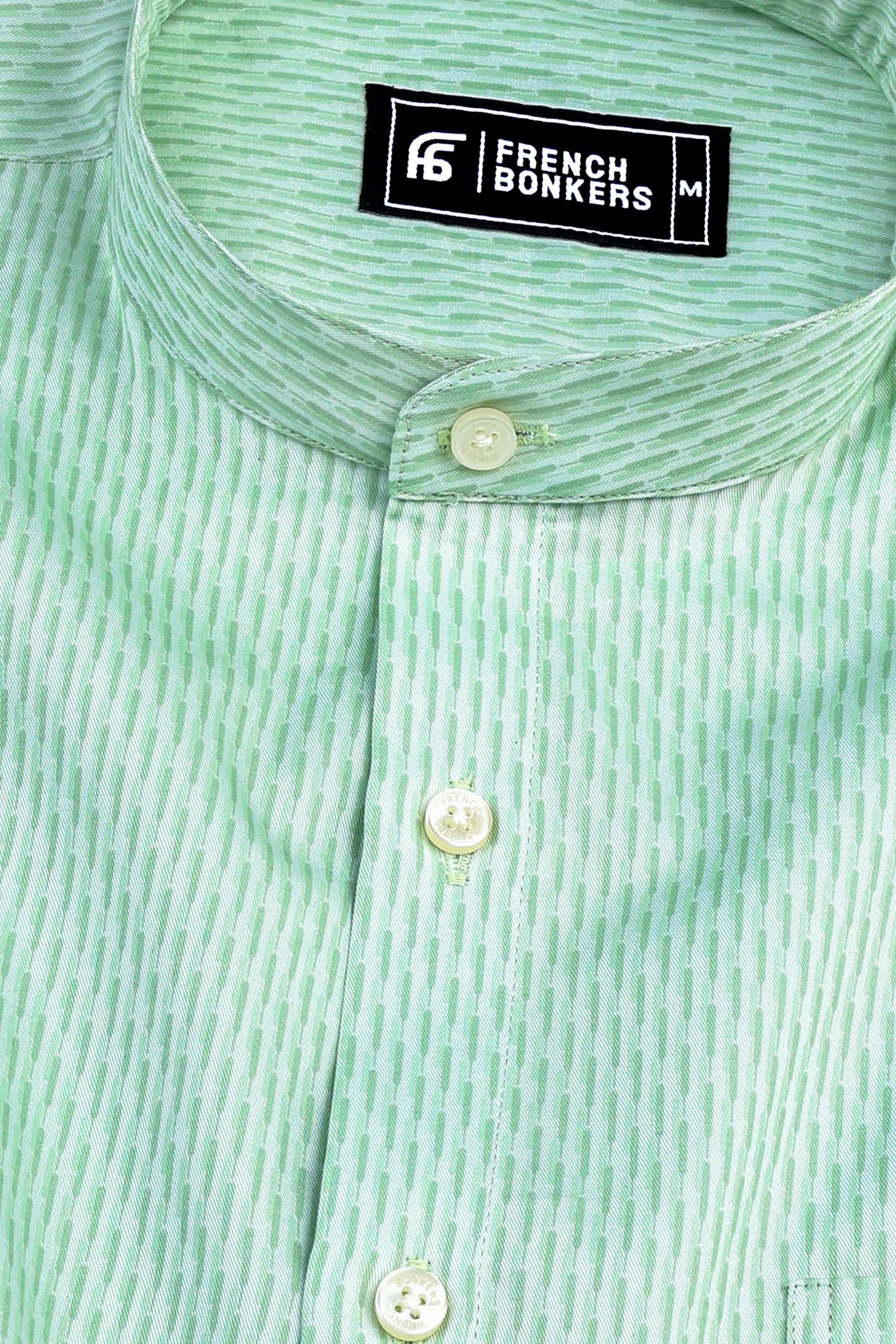 Light green candy shape cotton shirt